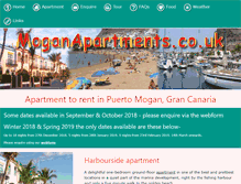 Tablet Screenshot of moganapartments.co.uk